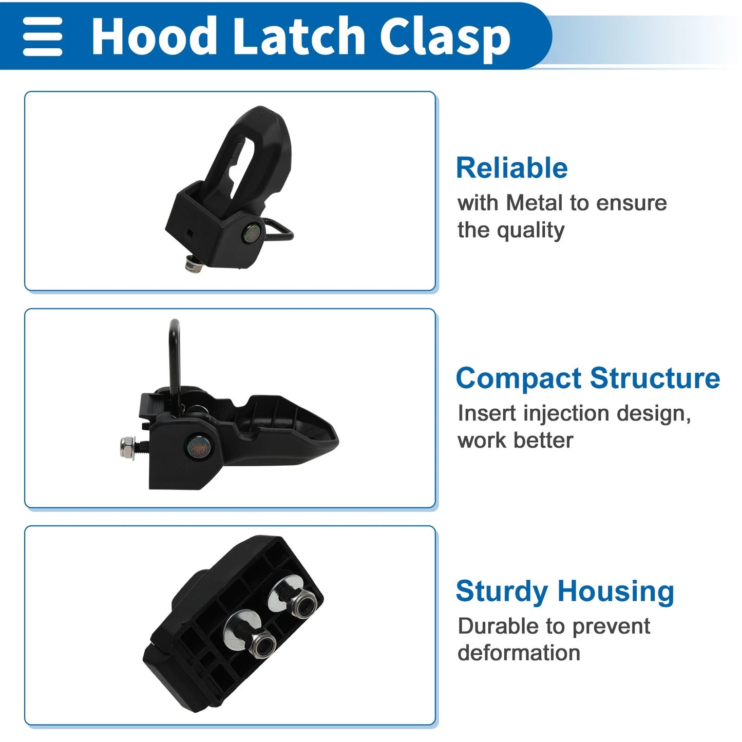 Hood Latch Assembly for Jeep Gladiator JT (2020-2023)