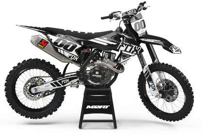 Custom Decals for KTM SX 85 GLOW BLACK STYLE Full Sticker Kit (2018-2022)
