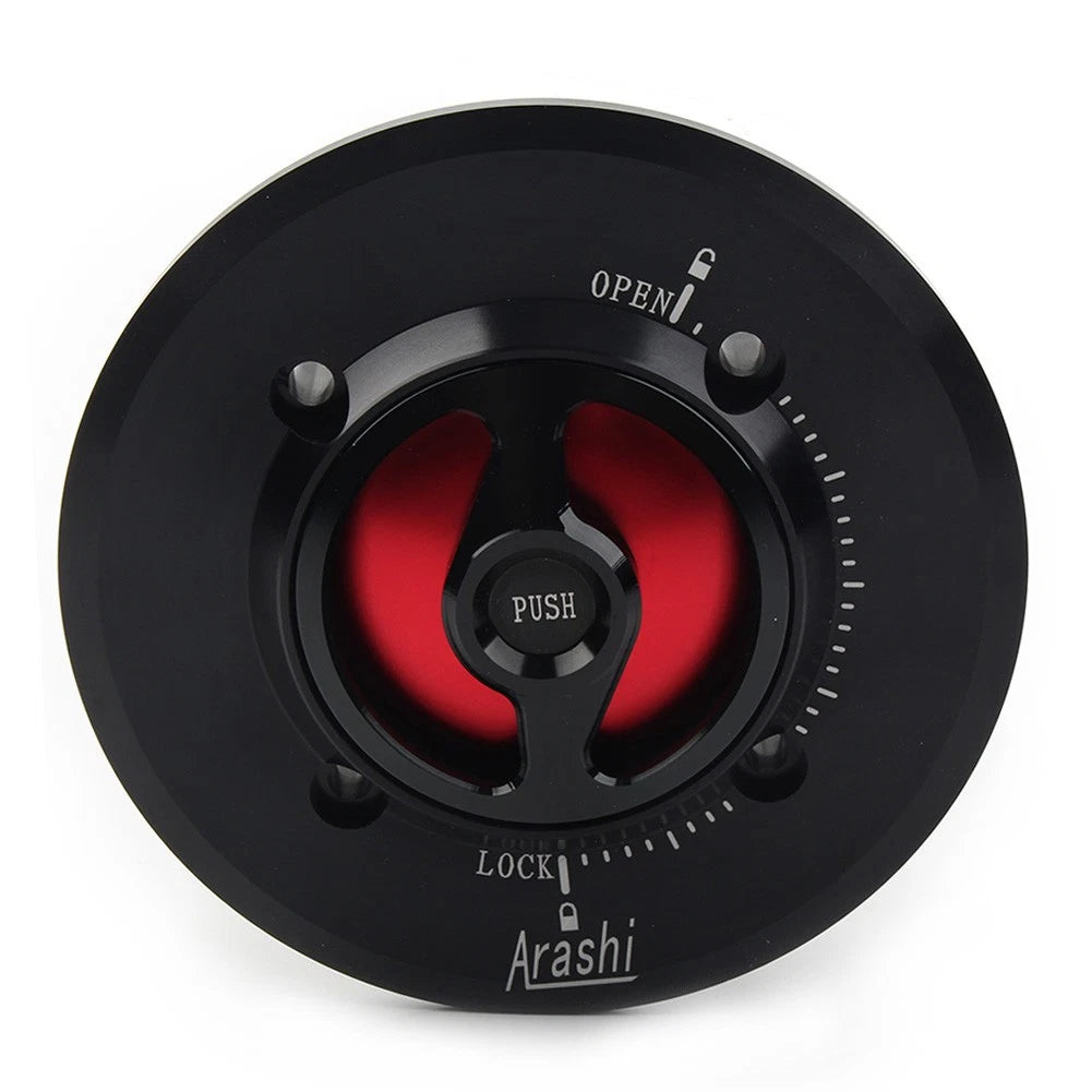 Red Keyless Oil Fuel Gas Tank Cap Cover for APRILIA RSV1000 RSV4 Tuono V4R