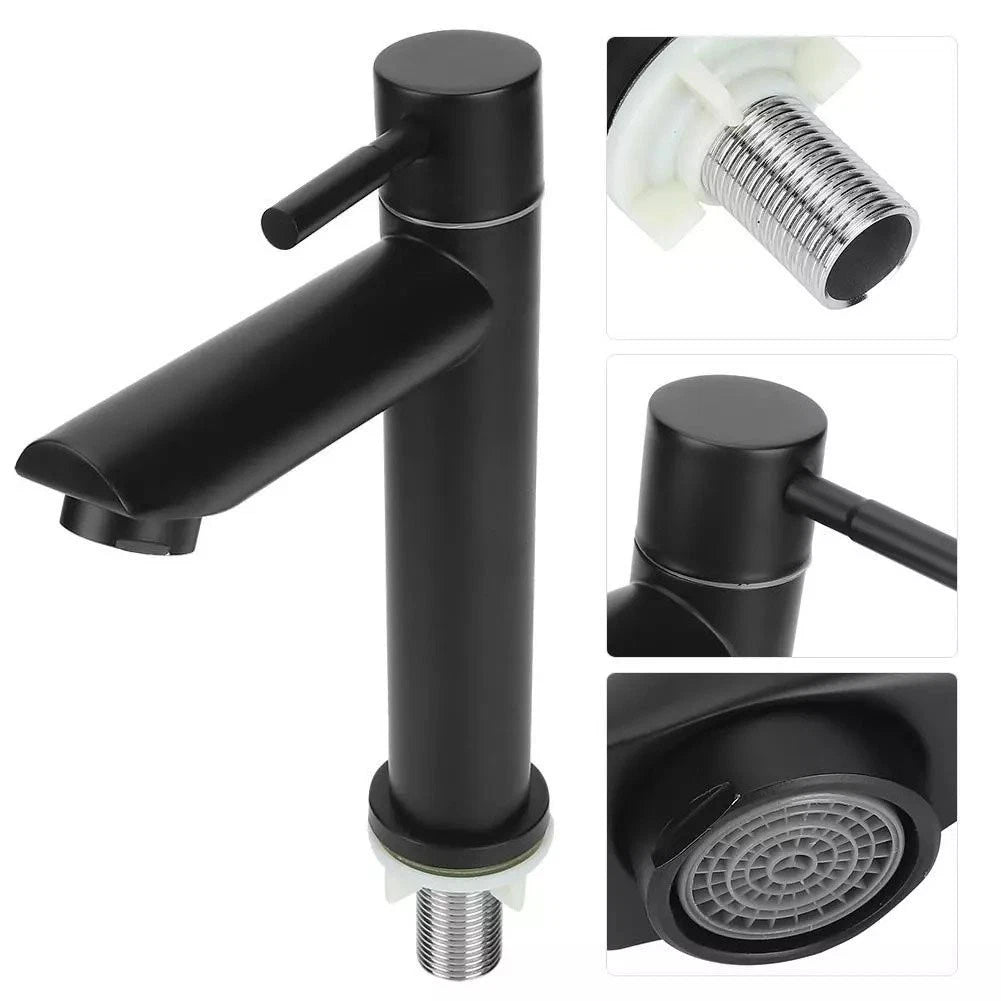 Stainless Steel Cold Water Sink Faucet with Connection Hose for RV