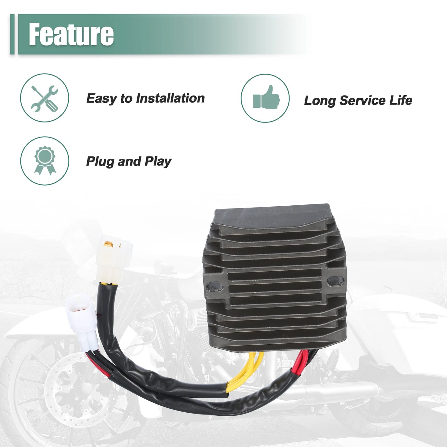 Motorcycle Regulator Rectifier for Suzuki GSXR 750 (2006-2009, 2011-2017)