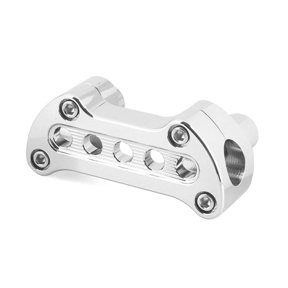Handlebar Riser Clamp Mount Kit for Harley Dyna, Street Bob, Sportster (2004-2023)
