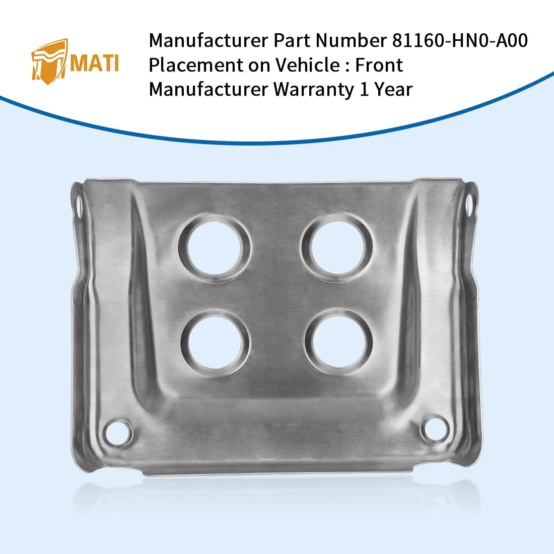 Front Skid Plate Bumper for Honda Foreman (1999–2004)