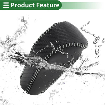 Black Carbon Fiber Gear Shift Knob Cover for Mazda CX-5 (2017-2022)