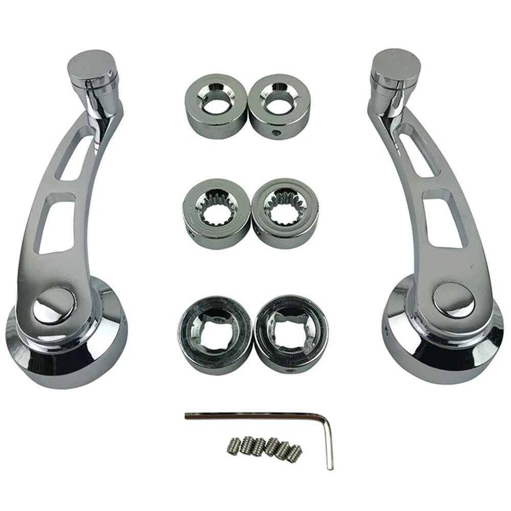 4-1/4" Chrome Billet Aluminum Window Crank Handle for Chevy Ford Buick Chrysler