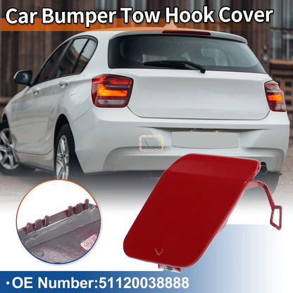 Rear Tow Hook Cover for BMW 1 Series F20 (2011-2019) - Crimson Red