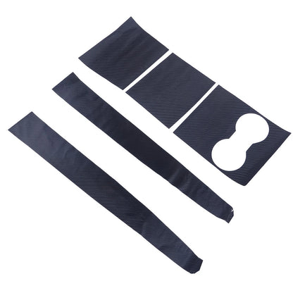 Carbon Fiber Center Console Wrap Cover for Tesla Model 3 (2017-2023)