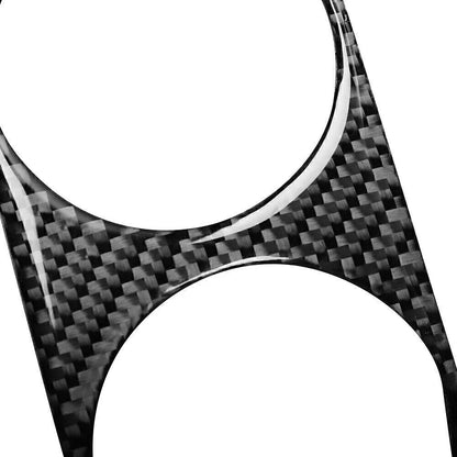 Black Carbon Fiber Air Conditioning Switch Panel Trim for Dodge Challenger (2008-2014)