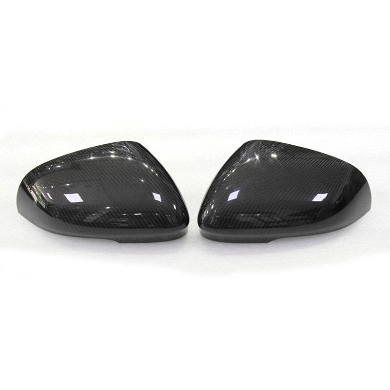 Real Carbon Fiber Replace Mirror Shell Caps Cover For Jaguar XFR 2010