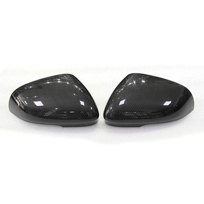 Real Carbon Fiber Replace Mirror Shell Caps Cover For Jaguar XFR 2010