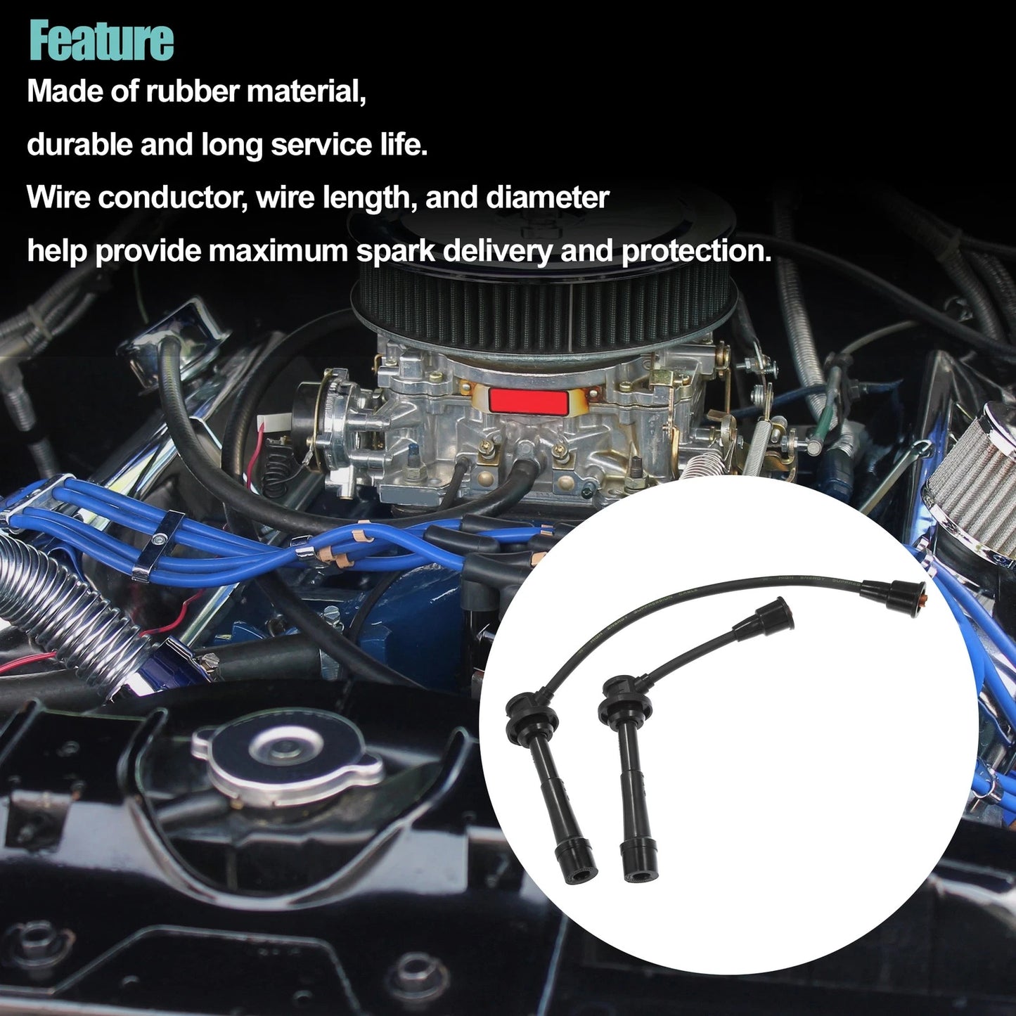 Spark Plug Ignition Wires for Suzuki Vitara JLS JLX JX 1.6L L4 (1998-2005)