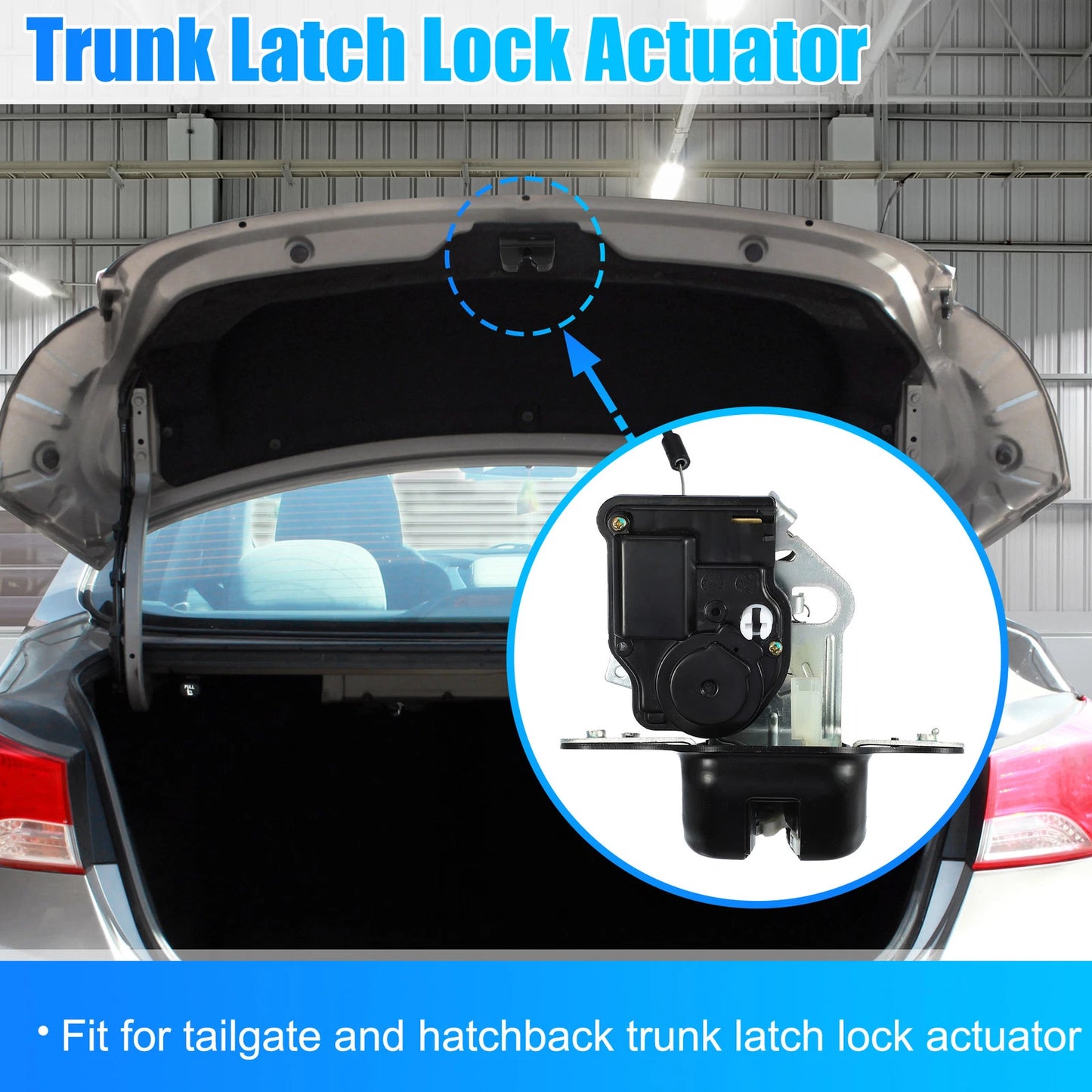 Rear Tailgate Lock Latch for Jeep Grand Cherokee, Dodge (2011-2020)