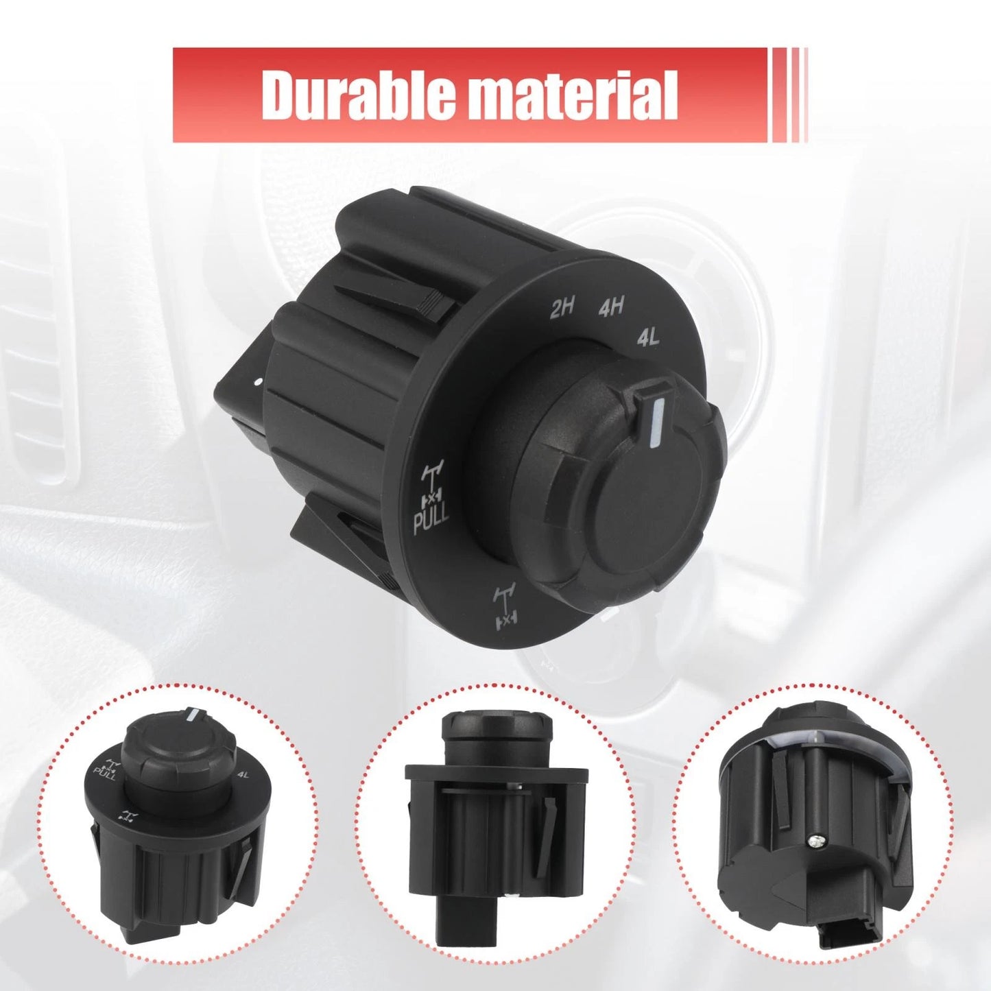 4x4 Control E-Locker Override Switch Knob for Ford F-150 (2010-2014)