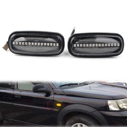 Dynamic LED Sequential Side Marker Amber Light for Land Rover Discovery Defender