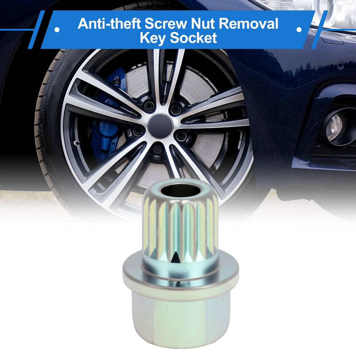 35/19PT Wheel Lock Lug Nut for BMW Anti Theft Removal Key (2010-2023)