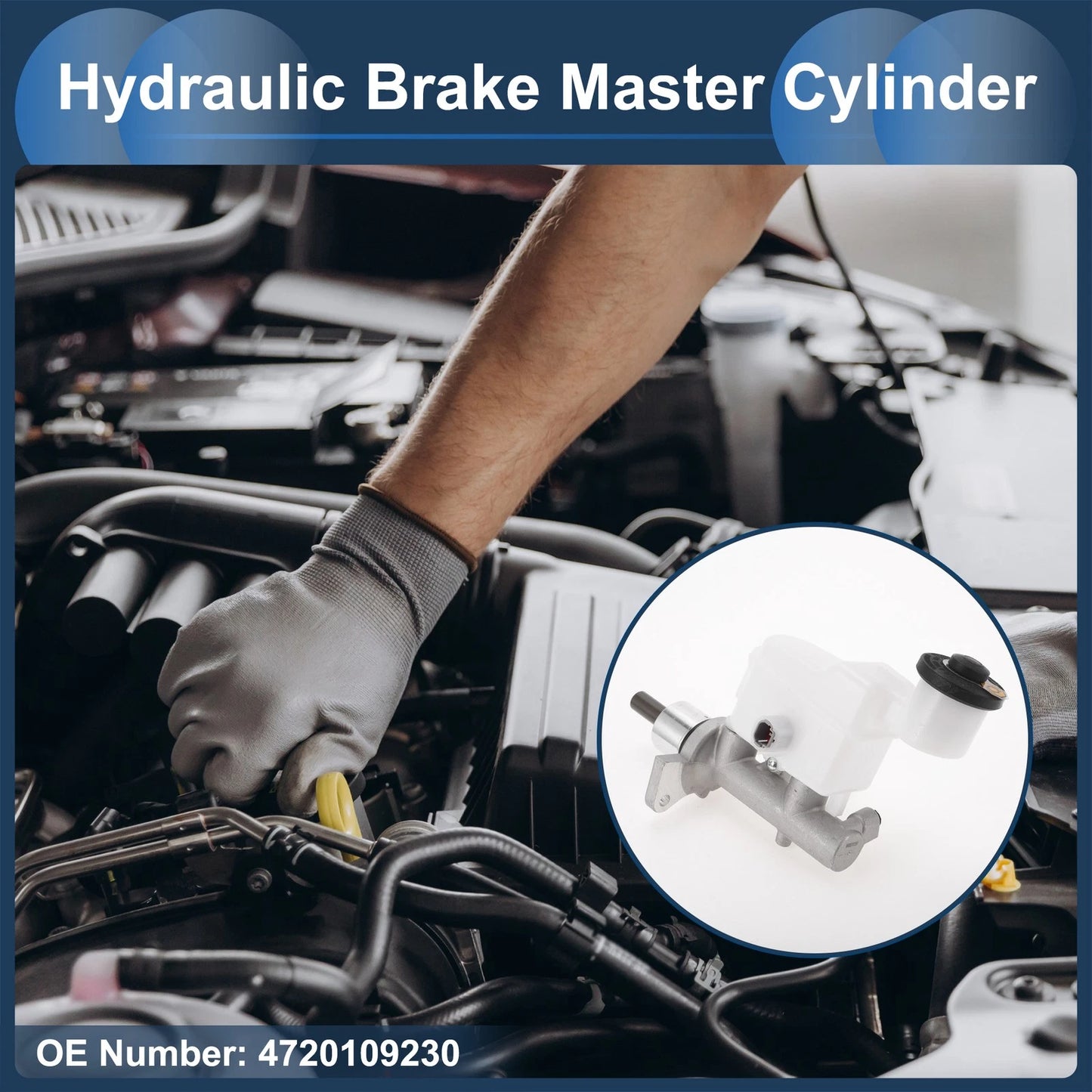 Brake Master Cylinder with Reservoir for Toyota Hilux Pick Up (2005-2006)