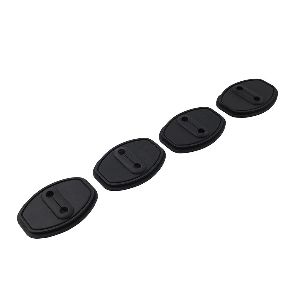 Black Door Lock Cover for Audi TT S3 A3 A4 VW Golf Passat Tiguan (2006-2023)