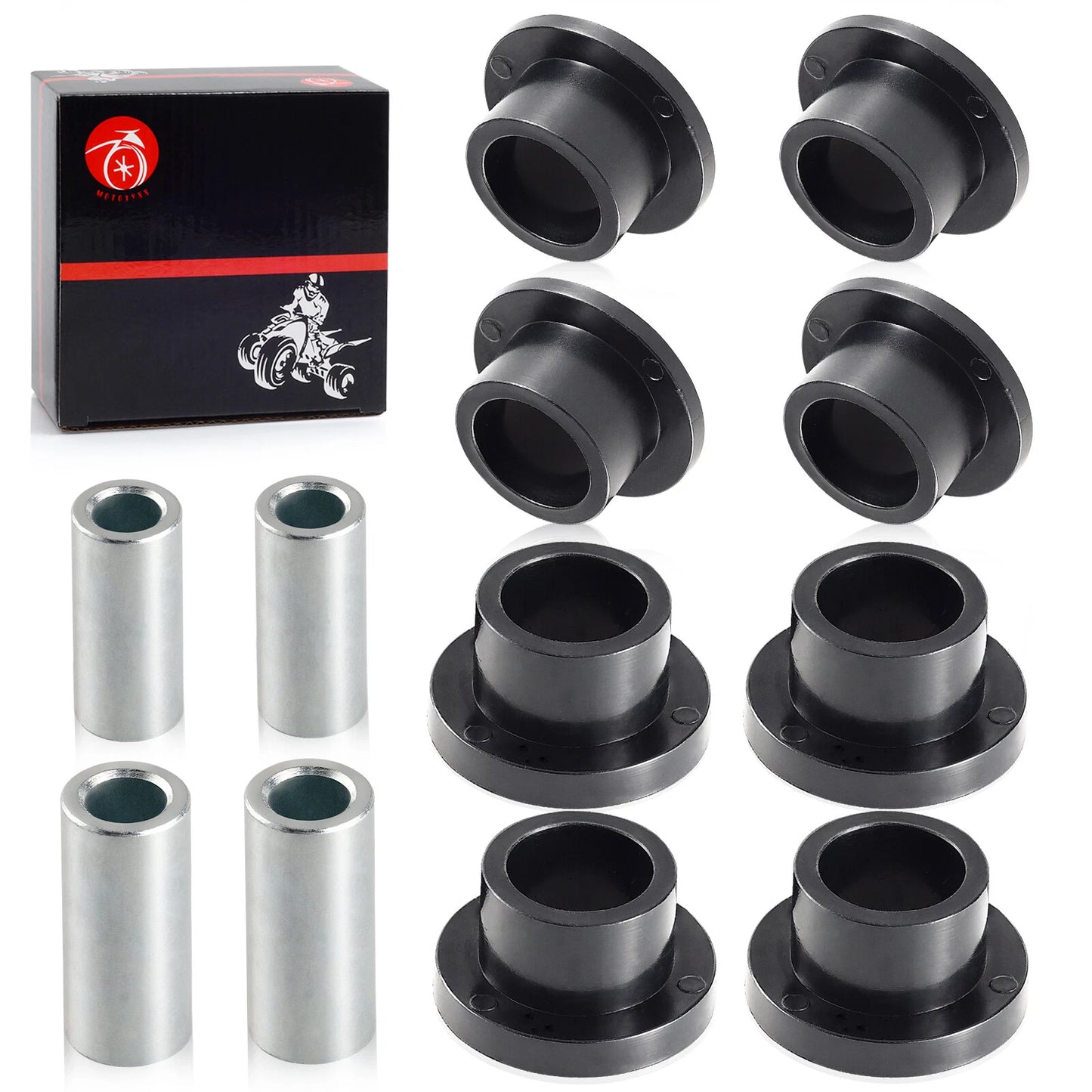 Front Shock Bushing Sleeve Kit for Polaris Sportsman 550/850/1000, Scrambler 850