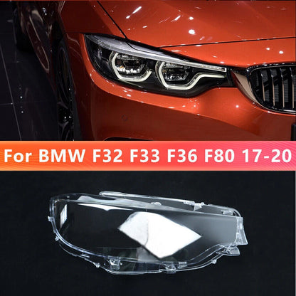 Right Headlight Lens Shell Cover for BMW 4-Series F30 F32 F80 F82 F83 (2017-2020)
