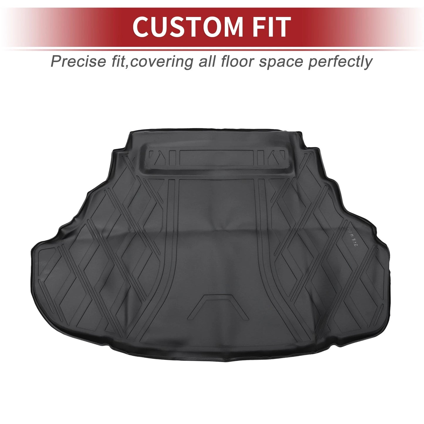 Cargo Liner Rear Trunk Mat for Toyota Camry Diamond Pattern TPE (2015–2017)