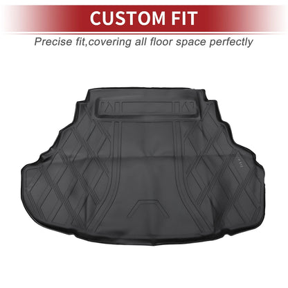 Cargo Liner Rear Trunk Mat for Toyota Camry Diamond Pattern TPE (2015–2017)