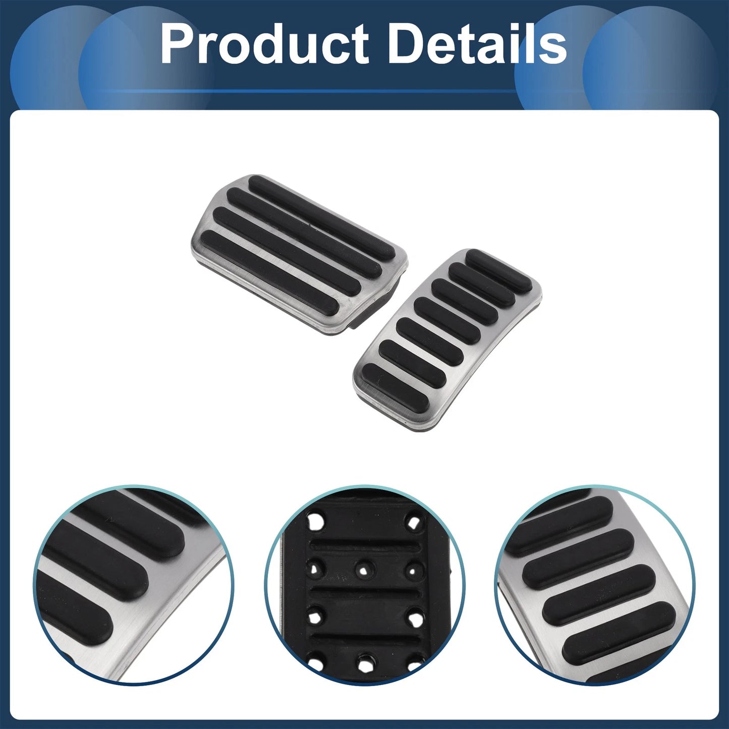 Automatic Foot Accelerator Pedal Covers for Volvo V60 (2011-2017)