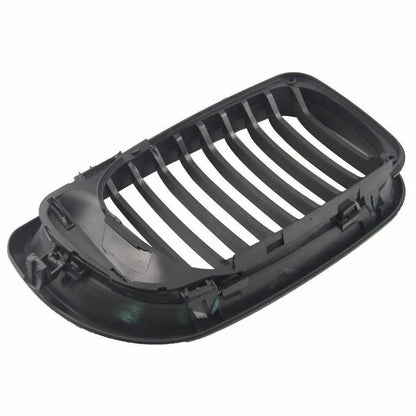 Matte Black Front Hood Kidney Grille for BMW E46 320i 323i 325i 328i (2002-2005)