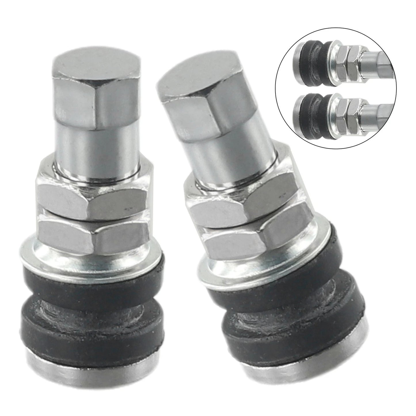 Tire Valve Short Stem 2 x Valve Stem for Car Tire Repair Tool Wheel Rim Rubber