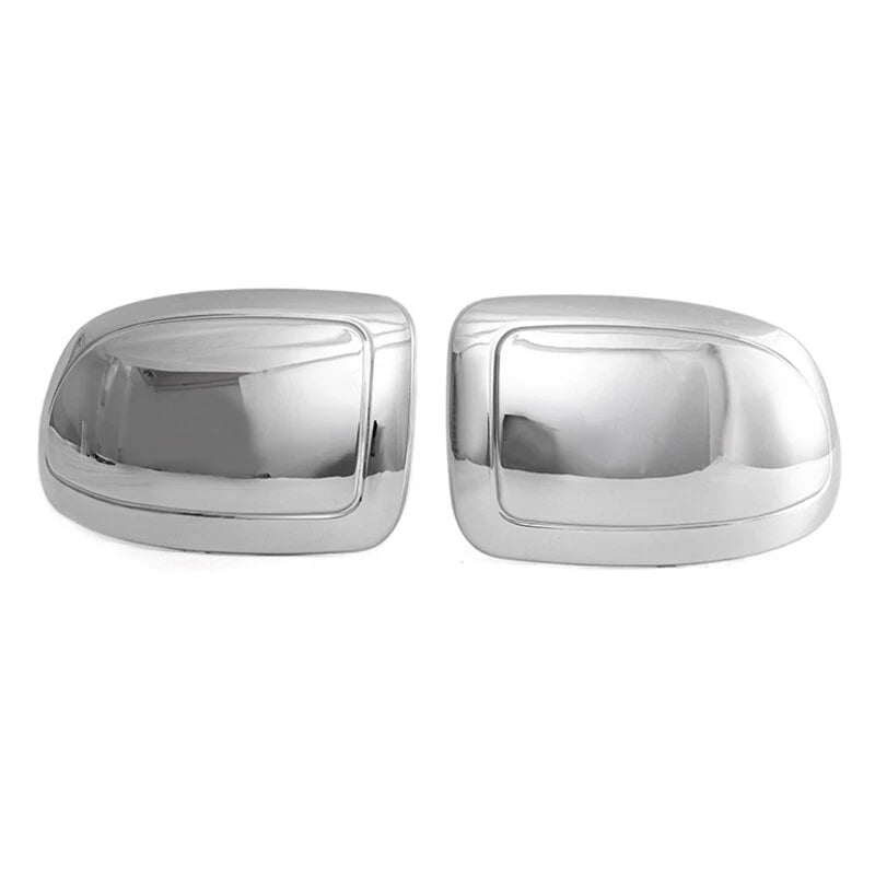 Chrome Half Mirror Cover Cap & Door Handle Cover Trim for 1999-2006 GMC Yukon XL