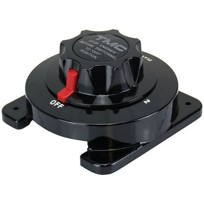 HD Dual Battery Switch - Isolator Kill Switch for Caravan Boat RV Battery 1/2