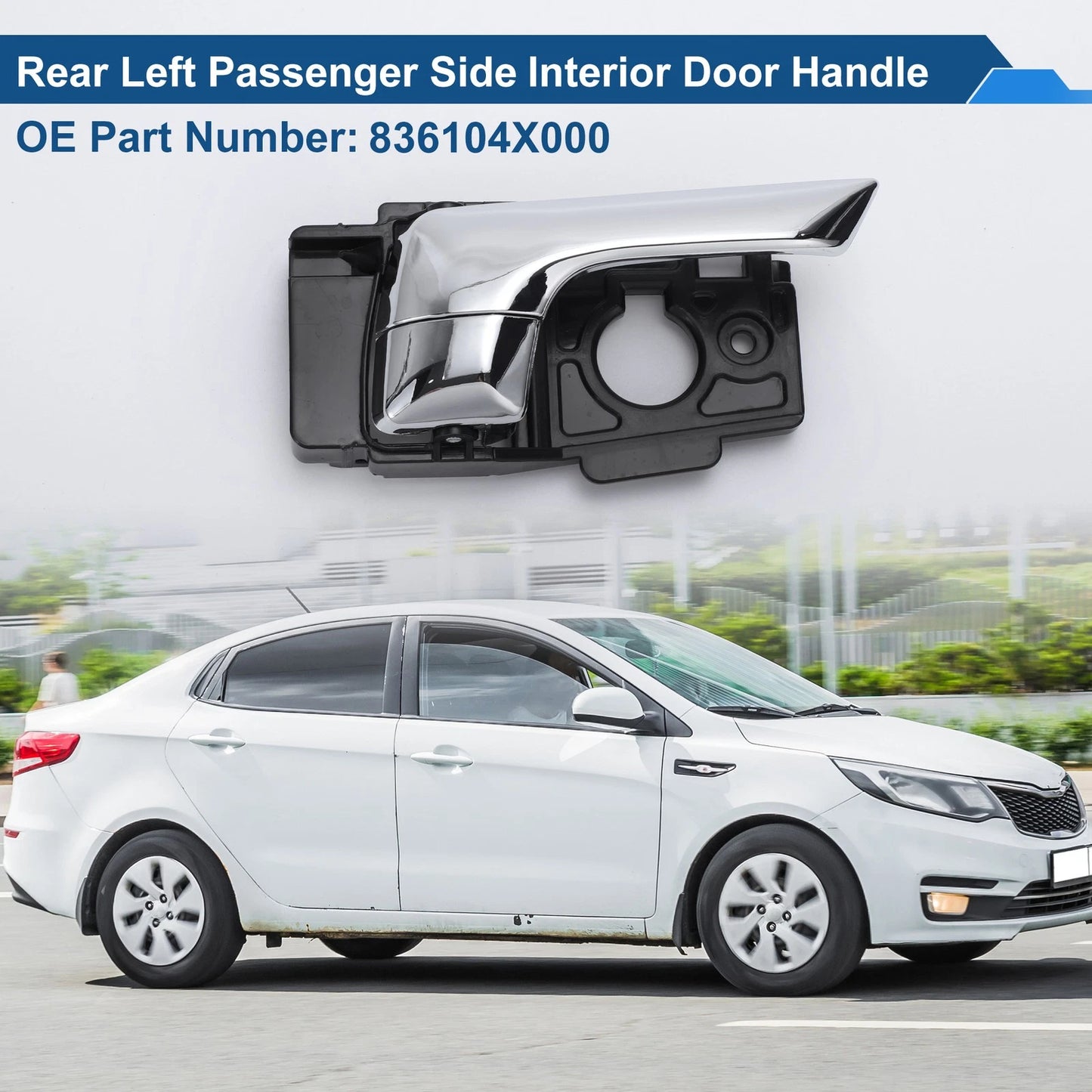 Rear Left Passenger Side Door Handle for Kia K2 (2013-2015)
