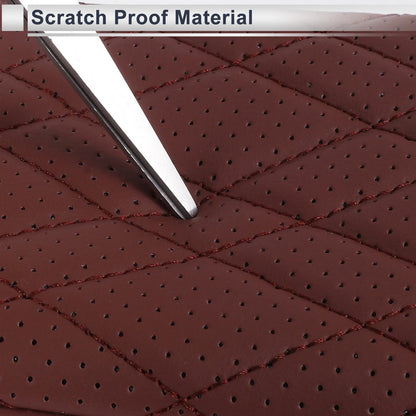 Center Console Cover with Storage Bag for BMW 5 Series (2018-2023) Red 1 Pair