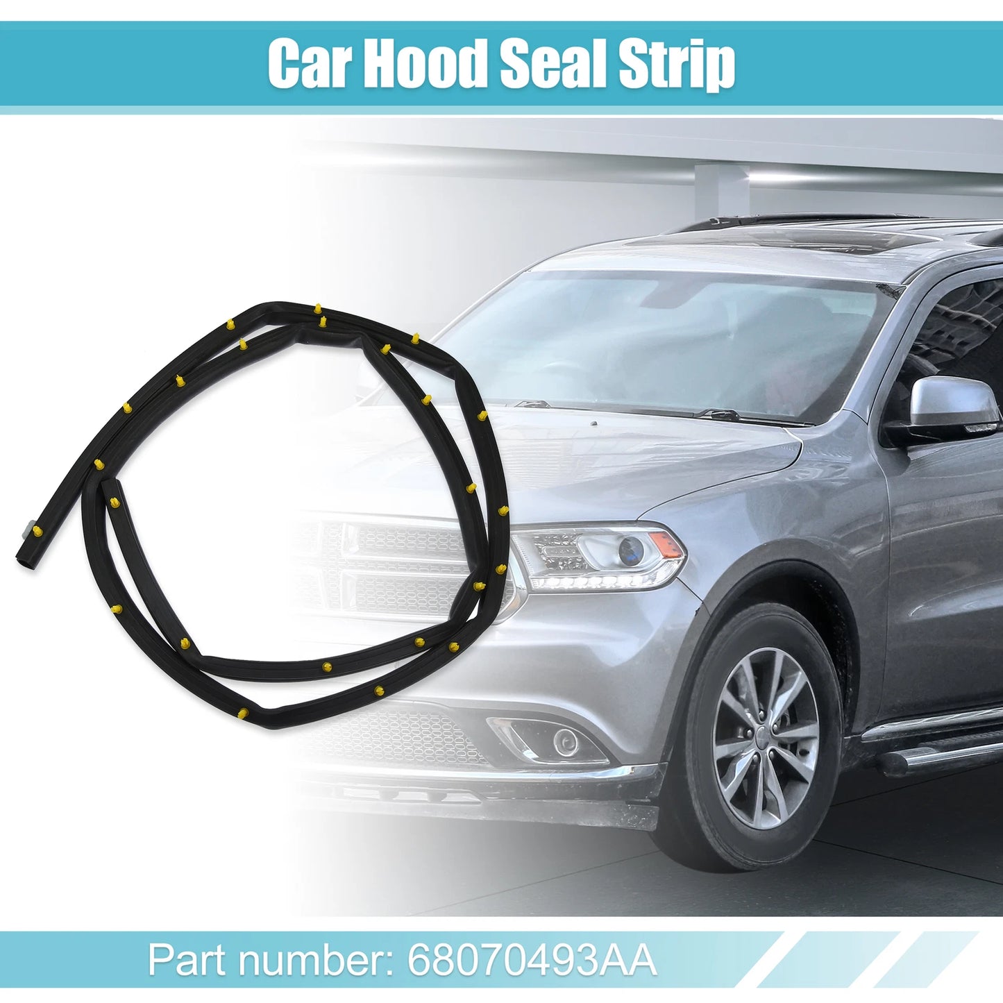 Hood Seal Strip for Jeep Grand Cherokee Dodge Durango (2011 - 2020)