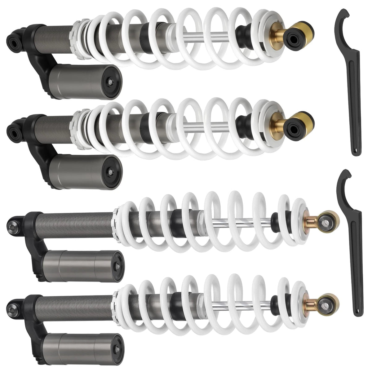 2 x Front/Rear Left & Right Shocks w/ Tool for Polaris RZR 800S (2009–2012)