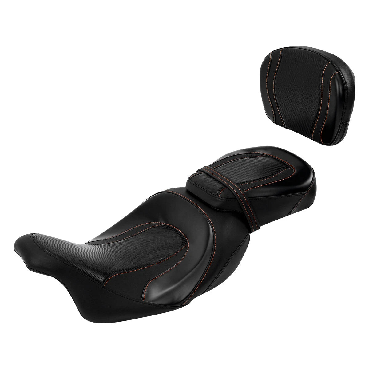 Rider & Passenger Seat Backrest Pad for Harley CVO Street Glide (2009-2023)