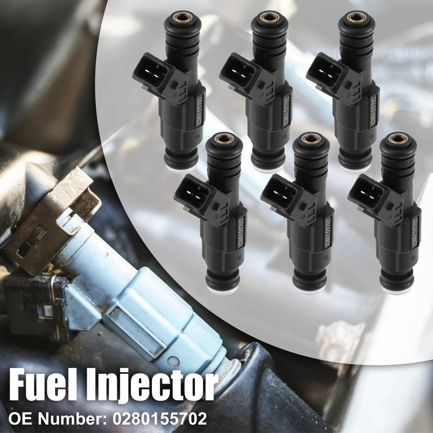 6 x Fuel Injectors for Volvo 960 2.9L (1990-1996)