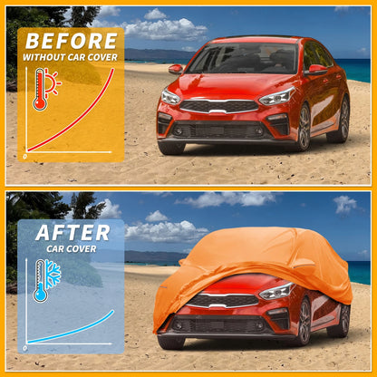 Waterproof All Weather Car Cover for Kia Forte