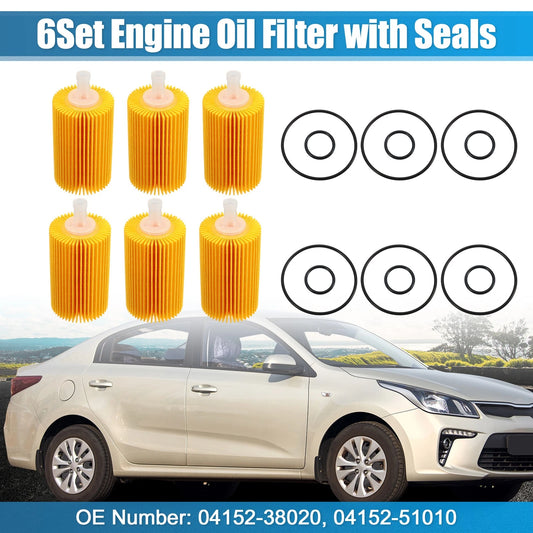 Engine Oil Filter / 6 x / Engine Oil Filter for Toyota Tundra