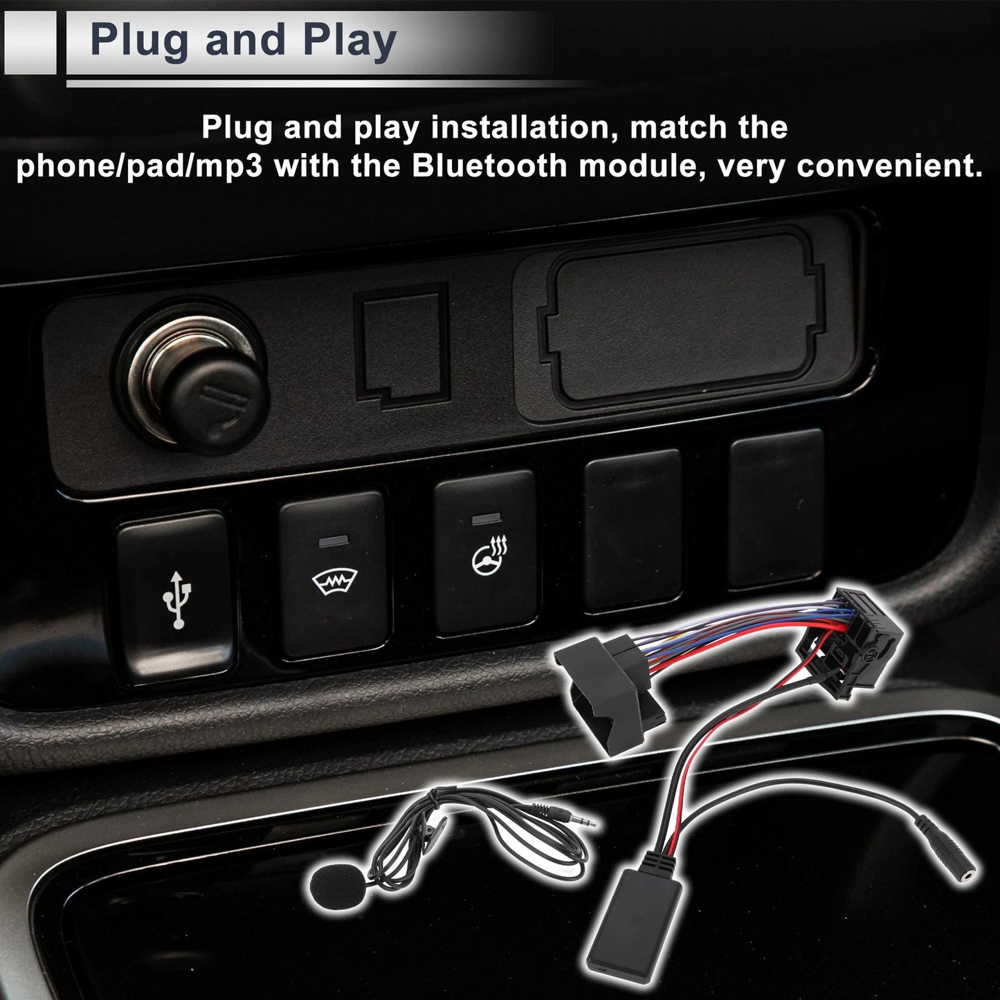 Stereo Radio Harness for Ford (2015-2023)