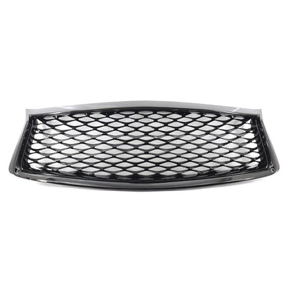 Honeycomb Front Bumper Upper Mesh Grille Black for Infiniti Q50 (2018-2023)