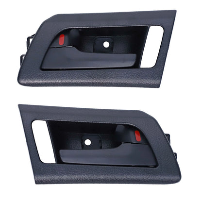 2 x Rear Inner Door Handles Black for Holden Commodore VE Statesman (2006-2013)
