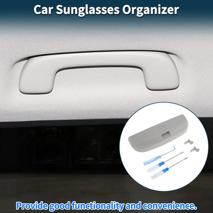Sunglasses Case for BMW X1 U11 iX1 2022-2024 Eyeglasses Holder Grey