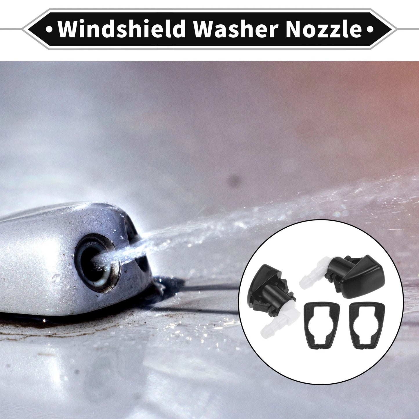 Front Windshield Washer Nozzle for Jeep Grand Cherokee WK2 (2011-2021)