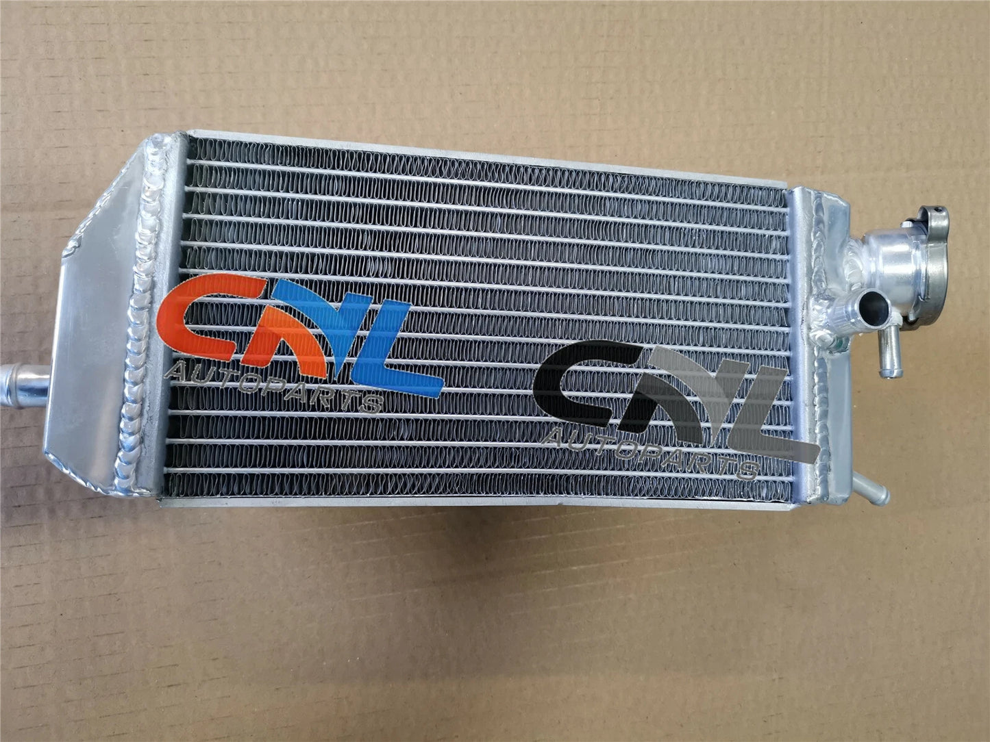 L&R Aluminum Radiator + Red Hose for Gas Gas MX/SM/EC 200/250/300 (2012-2014)