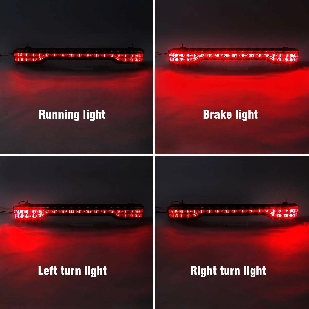 Trunk Brake Tail Side Lights & Wiring Harness for Harley Touring (2014-2023)