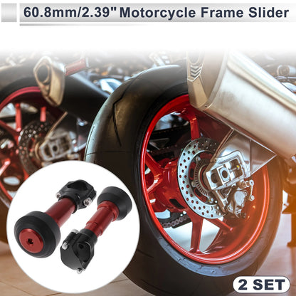 Slider Frame 2x Aluminum Alloy Red Motorcycle Slider for Motorcycle