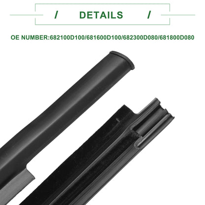 4 x Weatherstrip Window Seal for Toyota Yaris (2006-2011)