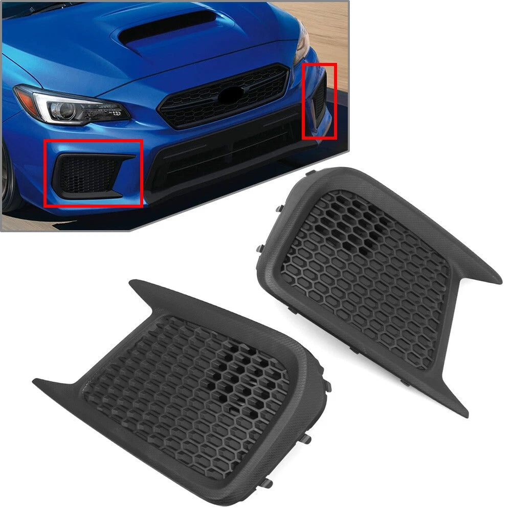 Honeycomb Front Bumper Fog Light Grille for Subaru WRX STI (2018-2021)