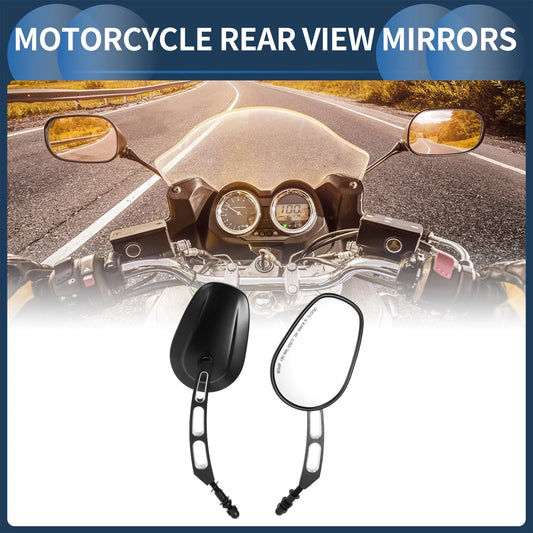 1 Set Rear View Mirrors for Harley Dyna Road King Softail Sportster