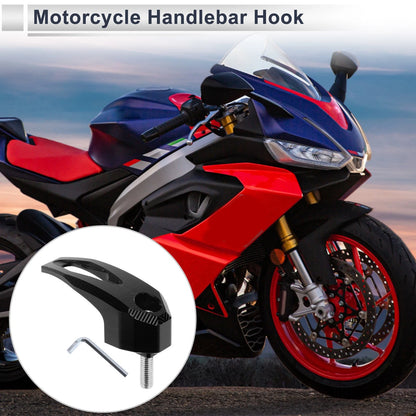 Rectangle Aluminum Alloy Motorcycle Hanging Hook Screw Hexagon Wrench for Black